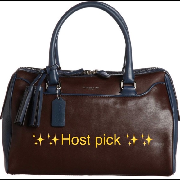 Coach Handbags - Coach Two Tone Haley Satchel